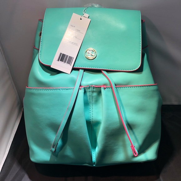 Boutique-Tracy Negoshian green Tracy mini backpack - Picture 2 of 8